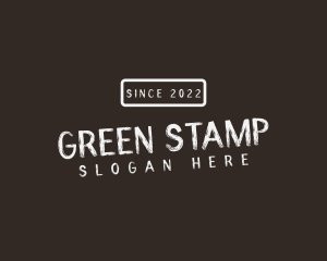 Retro Stamp Clothing logo design