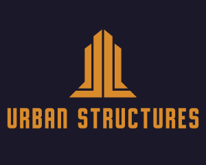 Tall Real Estate Building logo design