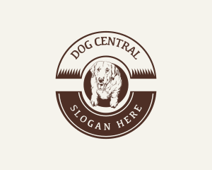 Dog Vintage Grooming logo design