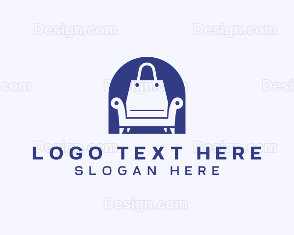 Chair Shopping Bag Logo
