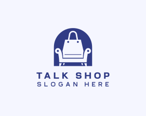 Chair Shopping Bag logo design