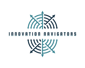 Adventure Navigation Arrow logo design