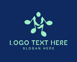 Musical Note Musician logo