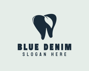 Blue Eco Tooth logo design