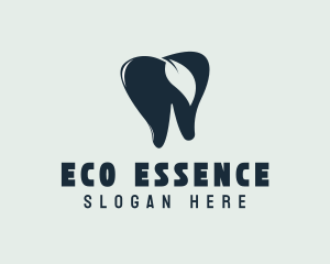 Blue Eco Tooth logo design