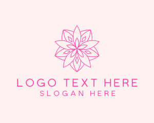 Minimalist Pink Sakura Logo