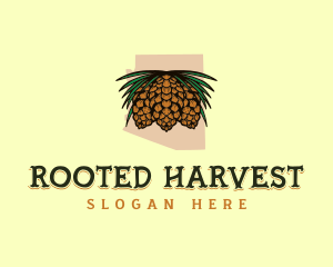 Organic Pinecone  Arizona logo design