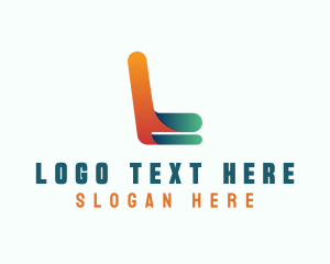 Gradient Freight Letter L logo