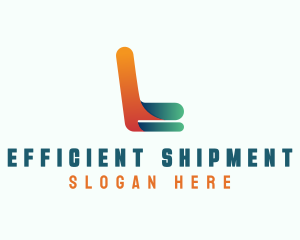 Gradient Freight Letter L logo