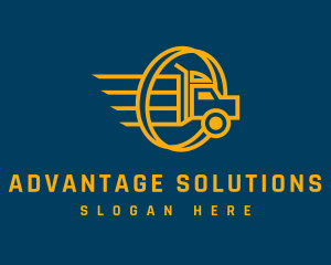 Professional Trucking Logistics Logo