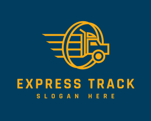 Professional Trucking Logistics logo design