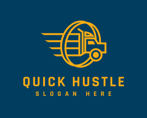 Professional Trucking Logistics logo design