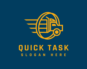 Professional Trucking Logistics logo design