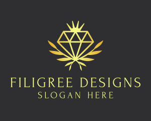 Luxury Diamond Jewelry logo design