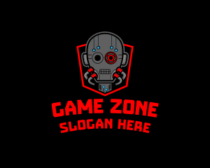 Robotic Cyber Game  logo design