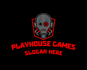 Robotic Cyber Game  logo design