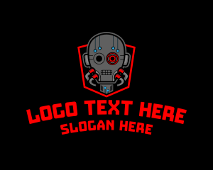 Mascot - Robotic Cyber Game logo design