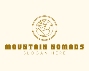 Mountain Trail Ravine Gorge logo design