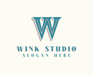 Interior Designer Studio Letter W logo design