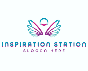 Angel Spiritual Wings logo
