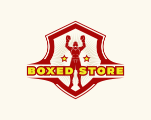 Boxer Training Gym logo design