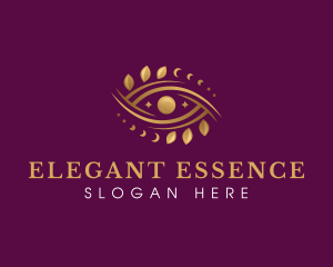 Moon Elegant Eye logo design