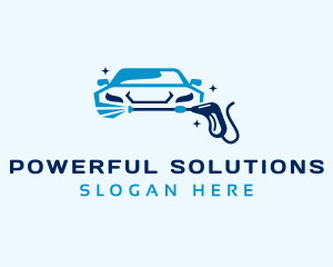 Clean Car Power Washing logo design