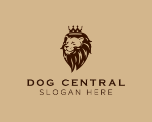 Regal Lion Crown logo design