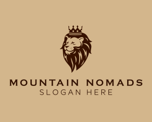 Regal Lion Crown logo design