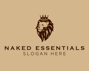 Regal Lion Crown logo design