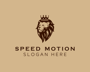 Regal Lion Crown logo design