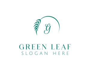 Natural Leaf Plant  logo design