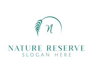 Natural Leaf Plant  logo design