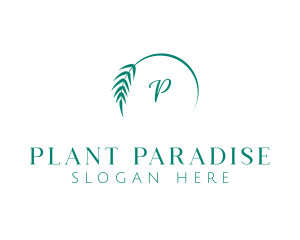 Natural Leaf Plant  logo design