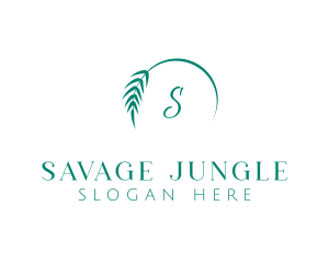 Natural Leaf Plant  logo design