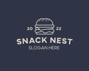 Burger Restaurant Snack logo design