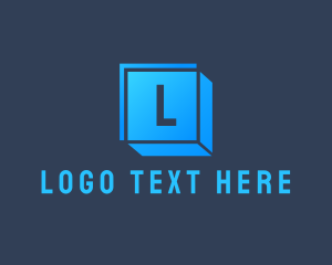 Graphics - Cyber Cube tech App logo design