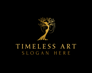 Wellness Tree Woman logo design