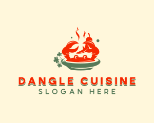 Crab Seafood Restaurant logo design