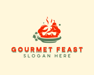 Crab Seafood Restaurant logo design