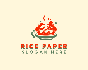 Crab Seafood Restaurant logo design