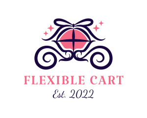 Princess Carriage Gift Box logo design