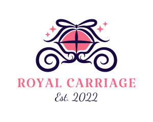 Princess Carriage Gift Box logo design