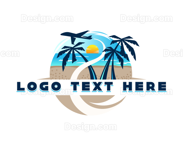 Beach Resort Tour Logo