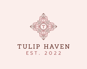 Floral Tulip Boutique logo design