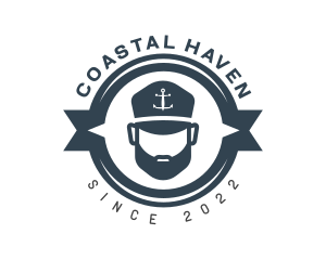 Marine Fisherman Hook logo design