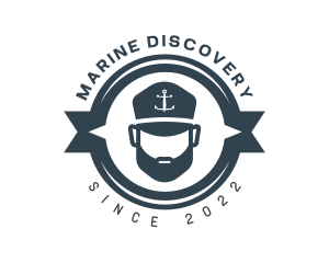 Marine Fisherman Hook logo design