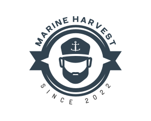 Marine Fisherman Hook logo design