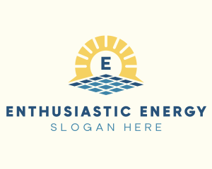 Sunshine Solar Energy logo design