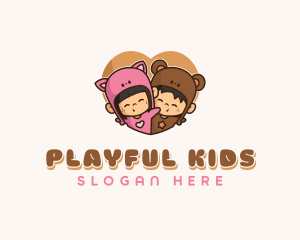 Kids Preschool Daycare logo design